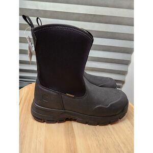 Carhartt Kentwood Steel Toe Work Boots – Men’s 10.5, Waterproof, 9" Black